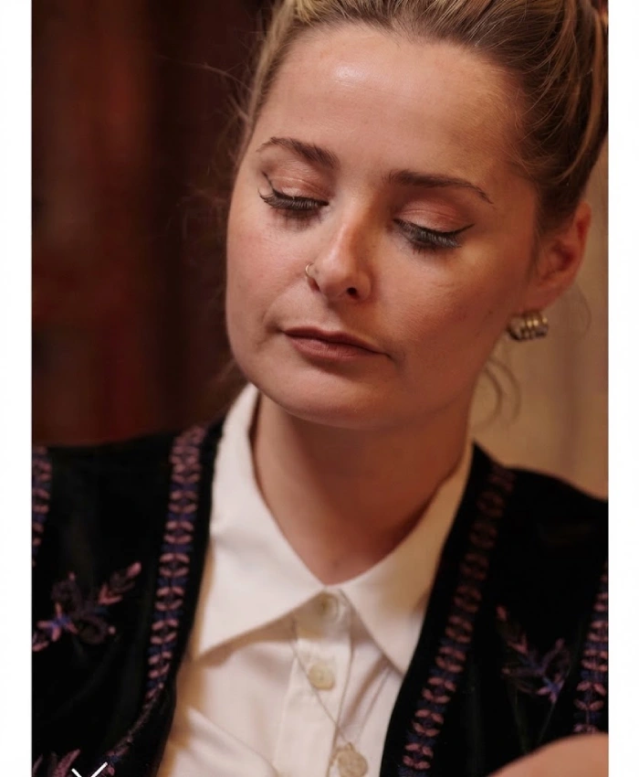 Buy Now 90 Day The Last Resort S03 Embroidered Black Velvet Vest