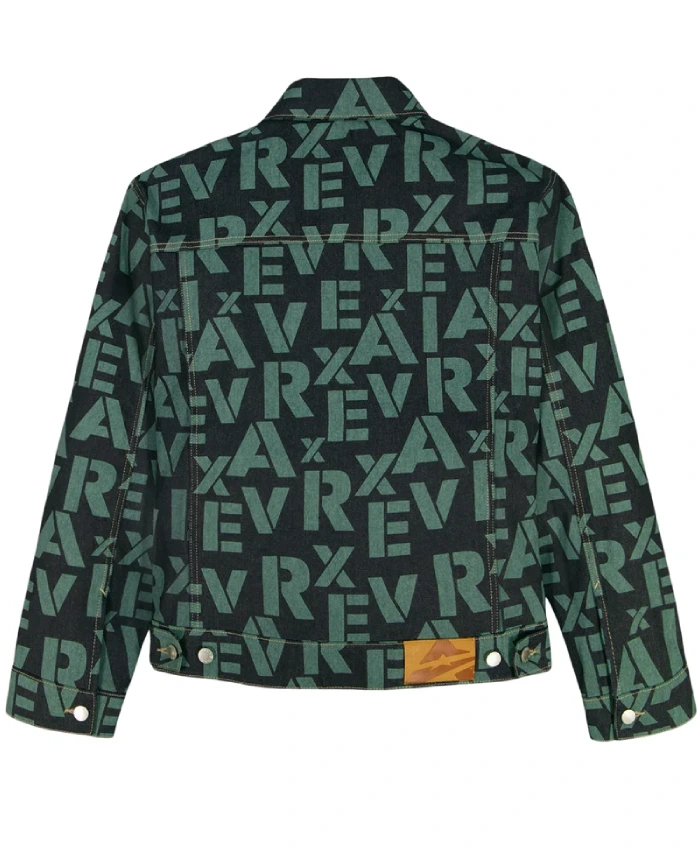 Buy Now Avirex Monogram Cotton Denim Jacket On Sale