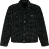 Buy Now Avirex Monogram Cotton Denim Jacket Sale