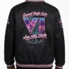 Buy Now GTA VI Vice City State Black Satin Bomber Jacket