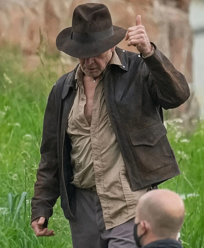 Buy Now Indiana Jones Distressed Leather Jacket