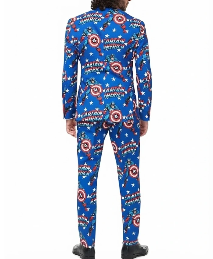 Buy Now Marvel Captain America Printed Suit for Mens