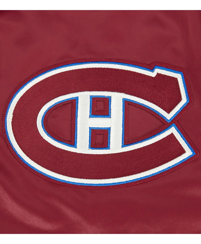 Buy Now Montreal Canadiens Modern Originals Cardinal Satin Jacket