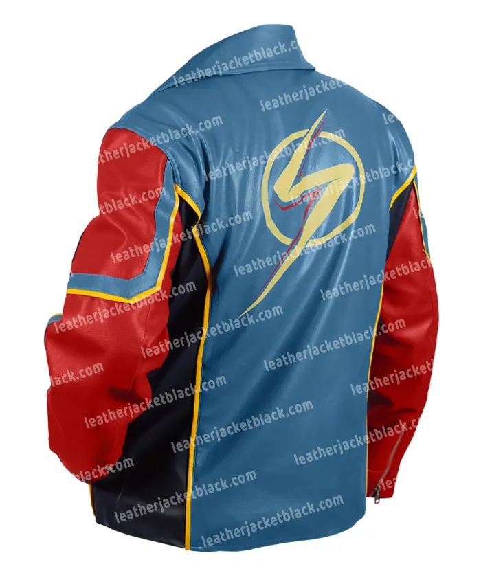 Ms. Marvel Kamala Khan PU Leather Costume Jacket - Image 5