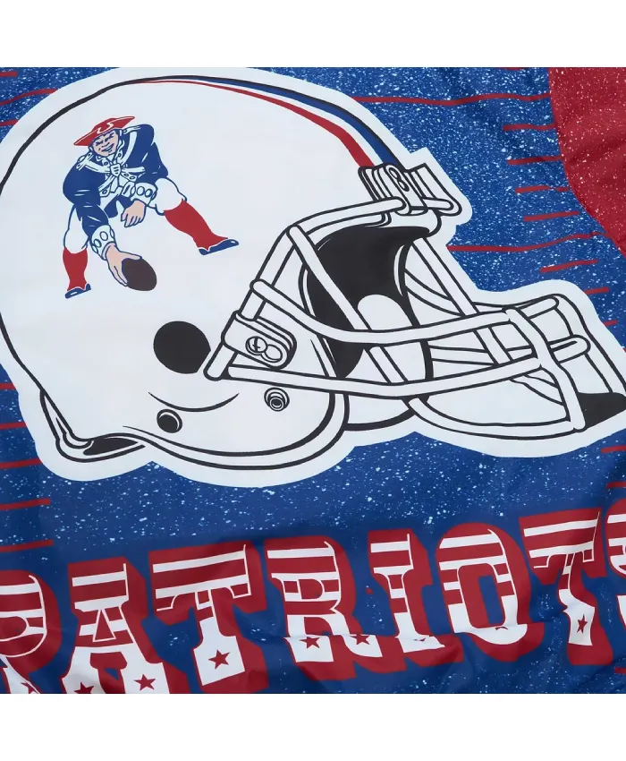 Buy Now New England Patriots White Team Burst Jacket