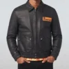 Buy Now Rhude X Mclaren Black Leather Jacket
