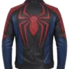 Buy Now Spider Man Black Red Blue Biker Leather Jacket for Men