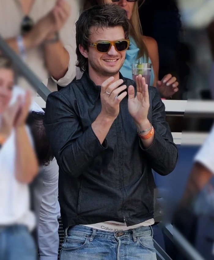 Buy Now US Open Event 2026 Joe Keery Black Cotton Jacket Sale