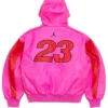 Buy Supreme x Jordan Hooded Leather Jacket For Sale 