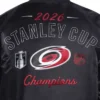 Carolina Hurricanes Stanley Cup Champs Black Satin Jacket