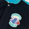 Charlotte Hornets 90s Full Snap Varsity Jacket