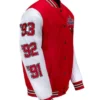 Chicago Bulls 6 Championship Years Red and White Jacket