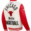 Chicago Bulls Modern Originals Classic Rib Varsity Jacket
