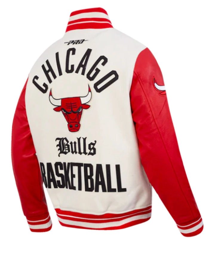 Chicago Bulls Modern Originals Classic Rib Varsity Jacket