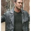 Chicago Fire Kelly Severide Black Biker Leather Jacket
