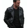 Chicago Fire Kelly Severide Black Leather Jacket