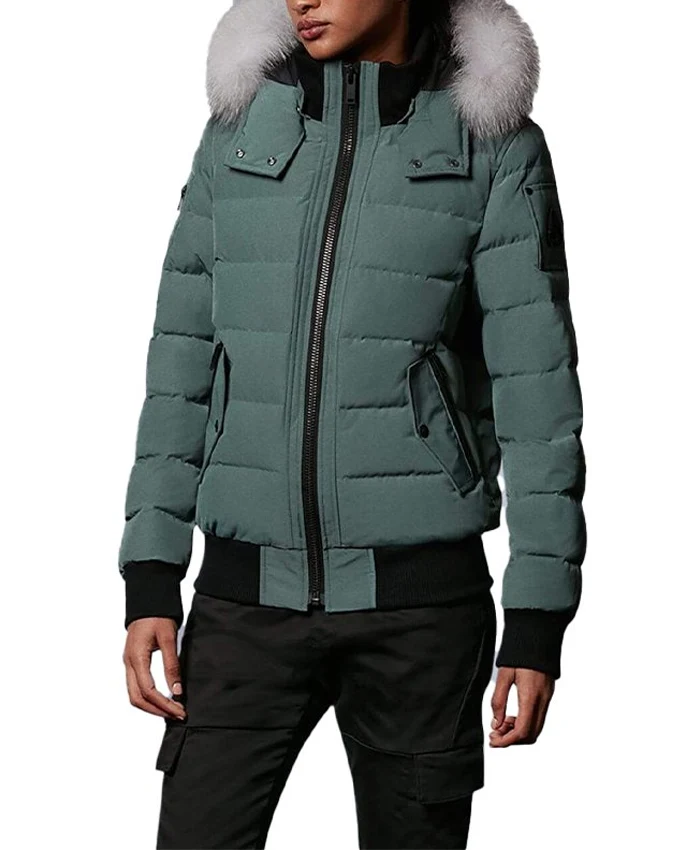Chicago P.D S09 Tracy Spiridakos Green Parka Jacket