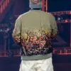 Chris Brown R and B Tour 2026 Green Bomber Jacket