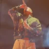 Chris Brown R and B Tour 2026 Green Bomber Sequin Jacket