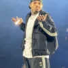 Chris Brown R and B Tour Adidas x Willy Chavarria Cargo Black Jacket