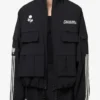 Chris Brown R and B Tour Adidas x Willy Chavarria Cargo Black Track Jacket