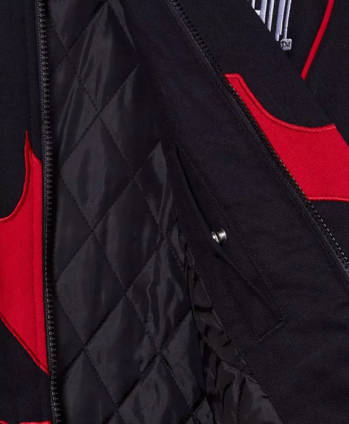 DC Comics Batman Beyond Gotham City Black Cotton Jacket