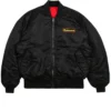 Daft Punk MA 1 Black Bomber Jacket For Men and Women 