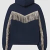 Dallas Cowboys 2026 Austin Post Fringed Full Zip Fleece Hoodie