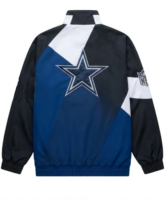 Dallas Cowboys Anniversary Coaches Navy Blue Jacket