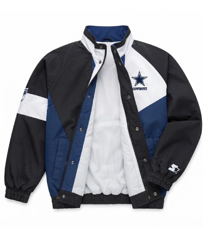 Dallas Cowboys Anniversary Full Snap Coaches Jacket