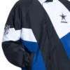 Dallas Cowboys Anniversary Full Snap Coaches Navy Blue Jacket