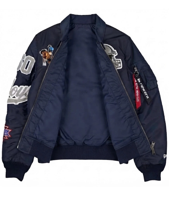Dallas Cowboys New Era x Alpha Industries MA 1 Jacket