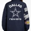 Dallas Cowboys New Era x Alpha Industries MA 1 Navy Bomber Jacket