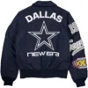 Dallas Cowboys New Era x Alpha Industries MA 1 Navy Bomber Jacket On Sale