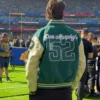 Dan Murphys 52 NFL Green And Cream DANS Wool Varsity Jacket