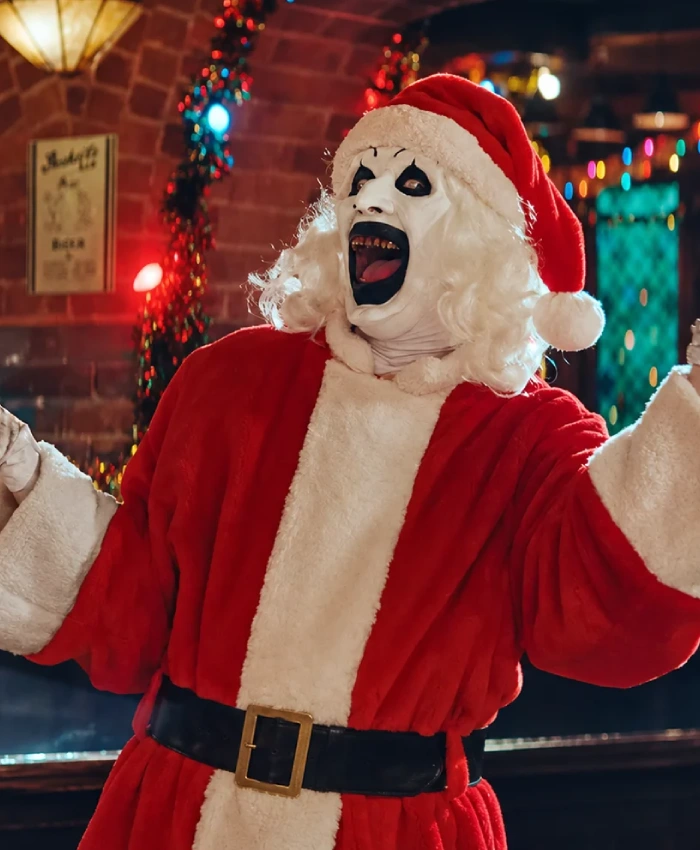 David Howard Thornton Movie Terrifier 3 Art The Clown Santa Suit On Sale