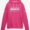 Denver Broncos 2026 Crucial Catch Pink Pullover Hoodie