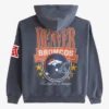 Denver Broncos Abercrombie and Fitch Fleece Full Zip Hoodie