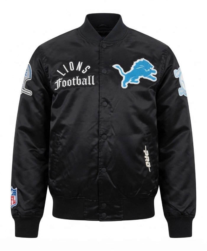 Detroit Lions Modern Originals Black Jacket For Men and Women