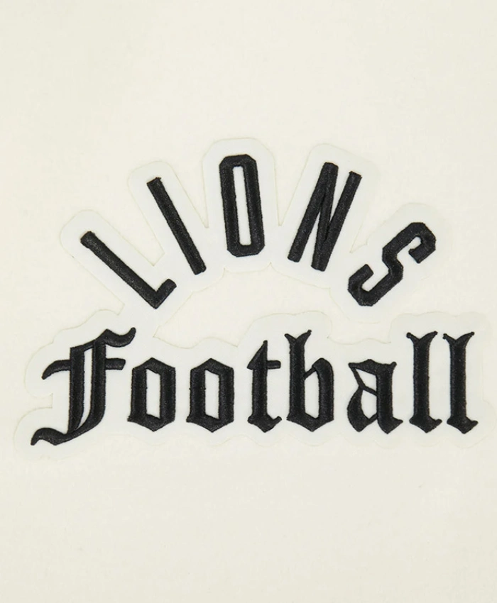Detroit Lions Modern Originals Classic Rib Varsity Jacket