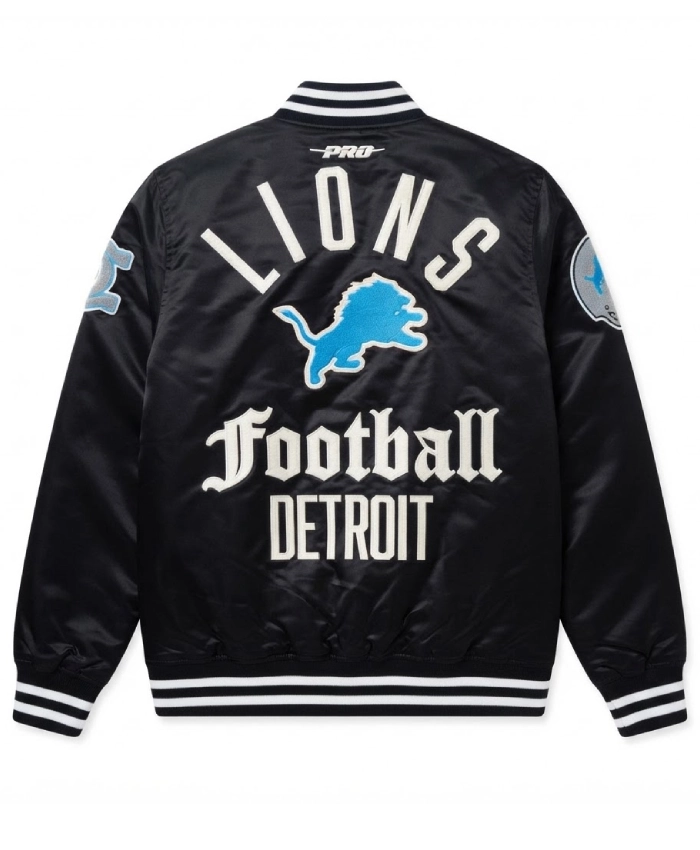 Detroit Lions Modern Originals Satin Jacket For Men and Women