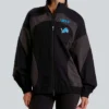 Detroit Lions lululemon Black Ventilated Oversized Zip Up Track Jacket