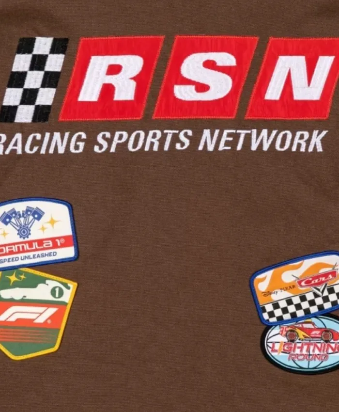 Disney And Pixar Cars Formula 1 Lightning McQueen Racing Cotton Workwear Jacket