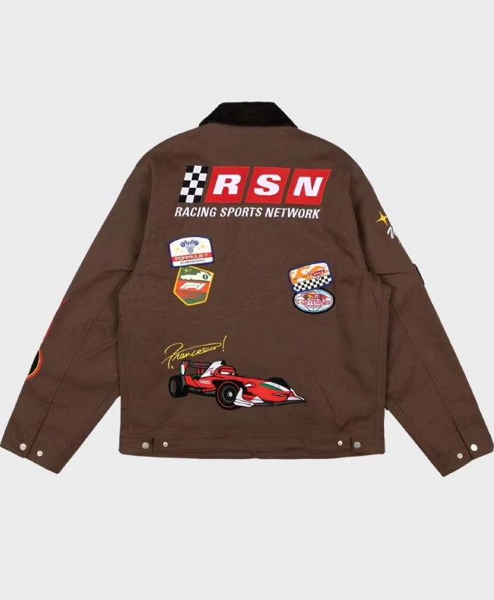Disney And Pixar Cars Formula 1 Lightning McQueen Racing Workwear Jacket