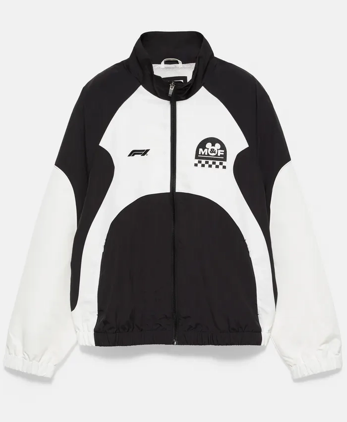 Disney x F1 Lightweight Black and White Zip Up Jacket