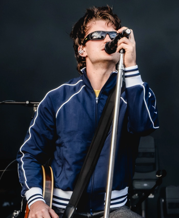 Djo Electric Picnic Festival 2026 Joe Keery Blue Track Jacket Sale