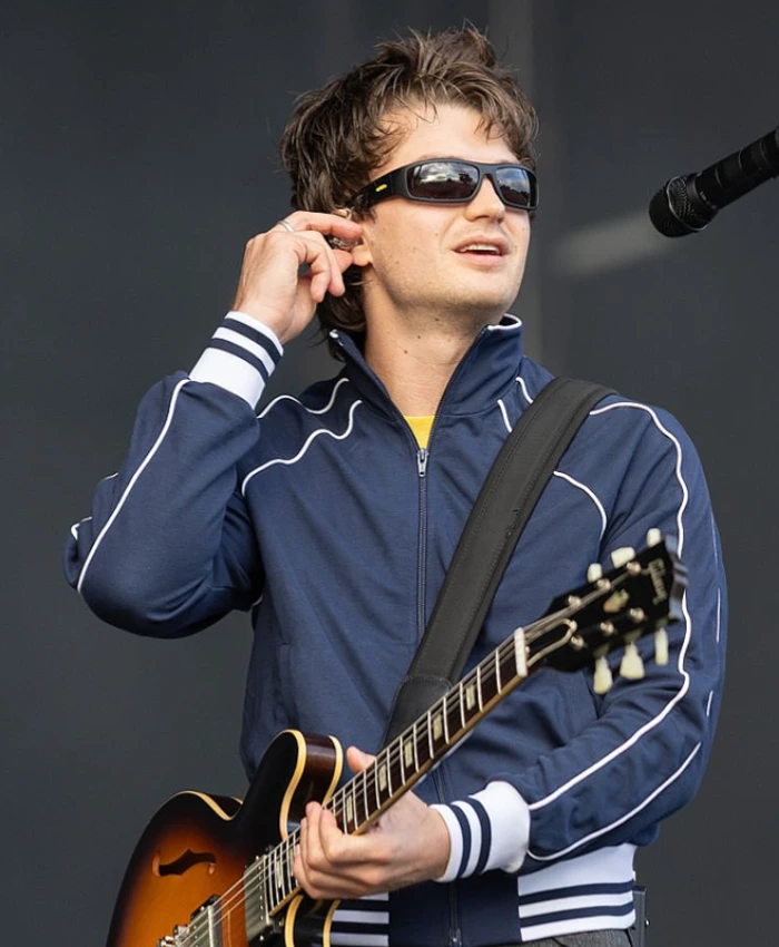 Djo Electric Picnic Festival Joe Keery Blue Track Jacket