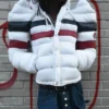 Dylan Thomas Cornfed White Hooded Jacket