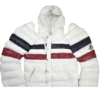 Dylan Thomas Cornfed White Puffer Jacket