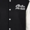 Electro Phi Beta Janelle Monae Black and White Varsity Jacket